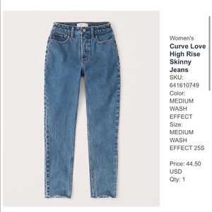 Abercrombie & Fitch jeans